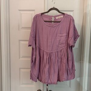 Free People Lavender Blouse